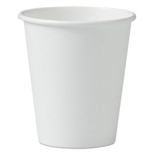 Unicup White Poly Paper Hot Cup-1000pcs/case