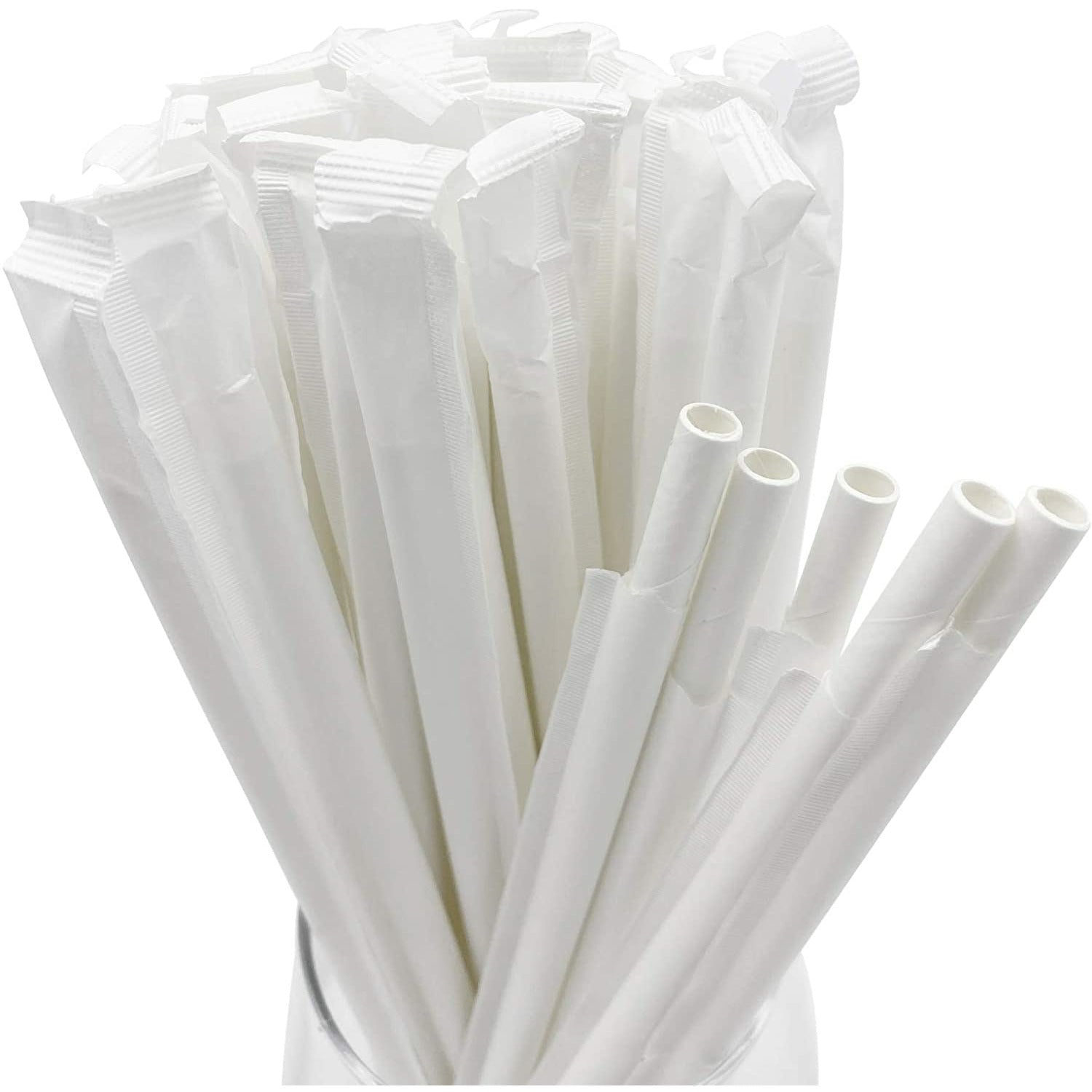 Giant Paper Straws Extra Wide 8mm 10mm - ECOPAK